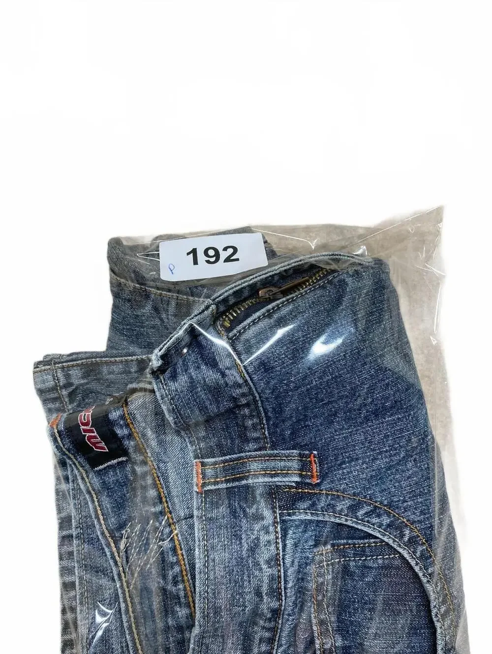 Vintage Micros Blue Denim Flared Jeans Size 34x32